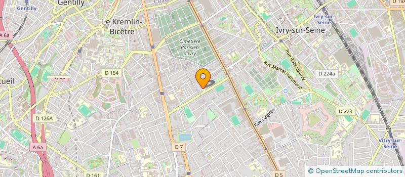 localisation de l'entreprise MADAME DRISO MBEDI à IVRY-SUR-SEINE