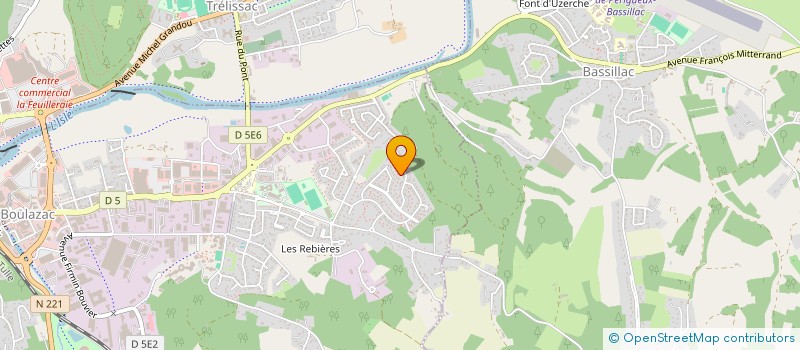 localisation de l'entreprise MADAME DRITA GOZHDARI  BOULAZAC ISLE MANOIRE