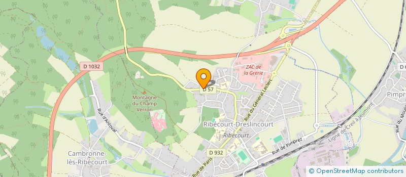 localisation de l'entreprise MADAME DUAA ALAMAT  RIBECOURT-DRESLINCOURT