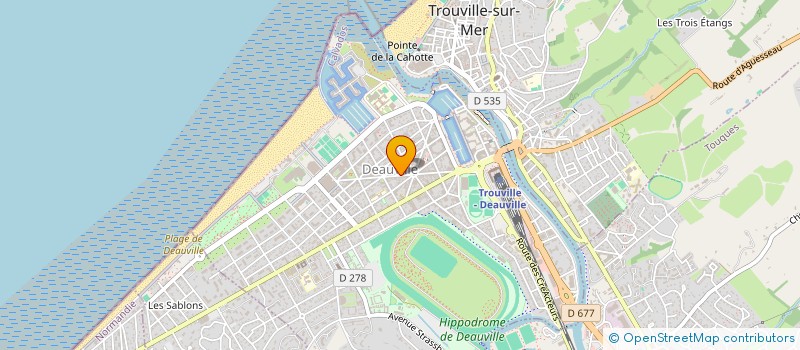localisation de l'entreprise MADAME DUBIEF DURAND à DEAUVILLE