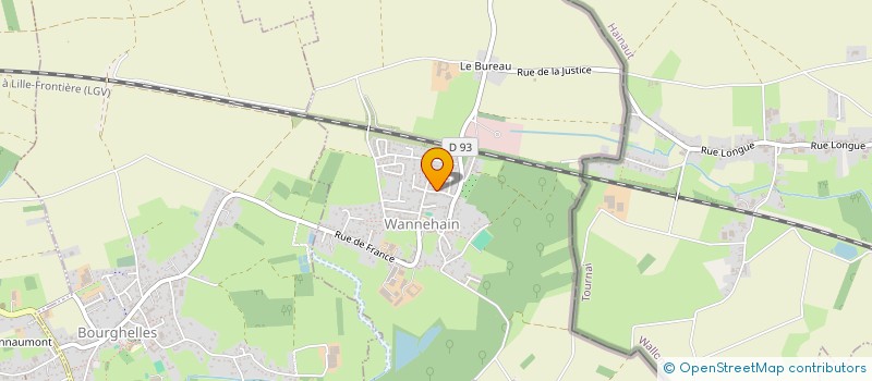 localisation de l'entreprise MADAME DUBRULLE DUBRULLE LAURENCE  WANNEHAIN