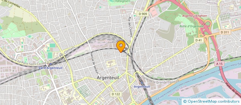 localisation de l'entreprise MADAME DUCAILAR LAURA JEANNE MIREILLE  ARGENTEUIL