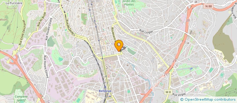 localisation de l'entreprise MADAME DUDU KESER  SAINT-ETIENNE