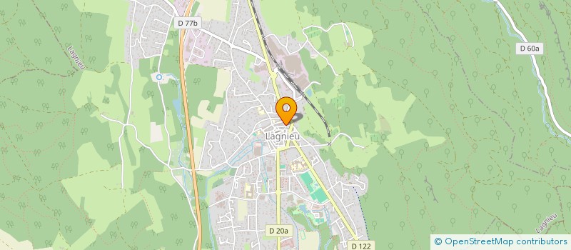 localisation de l'entreprise MADAME DUDU TEKELI  LAGNIEU