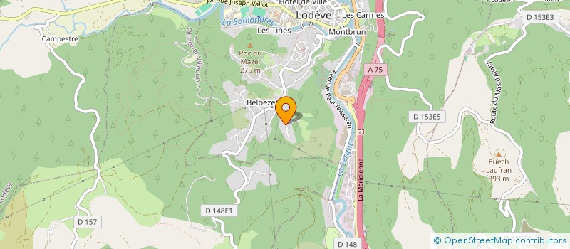 localisation de l'entreprise MADAME DULCE ANDRADE ALEIXO  LODEVE