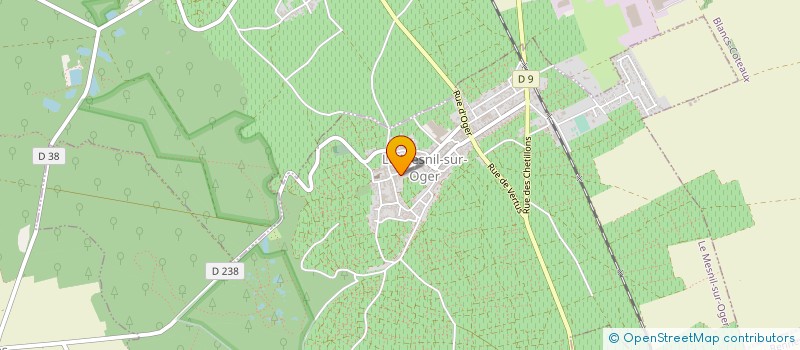 localisation de l'entreprise MADAME DULCE CARNEIRO DE ABREU  LE MESNIL-SUR-OGER