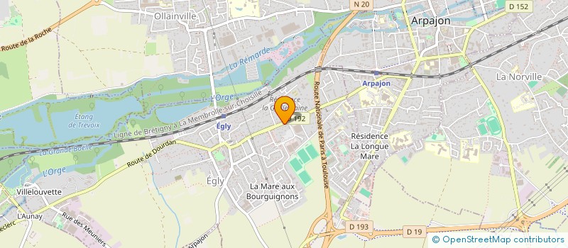 localisation de l'entreprise MADAME DULCINEA CARDOSO à EGLY