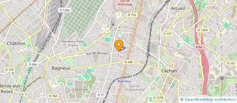 localisation de l'entreprise MADAME DUMOU SOW à BAGNEUX