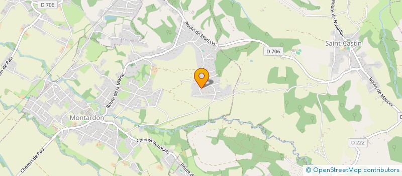 localisation de l'entreprise MADAME DUNE HAUET  MONTARDON