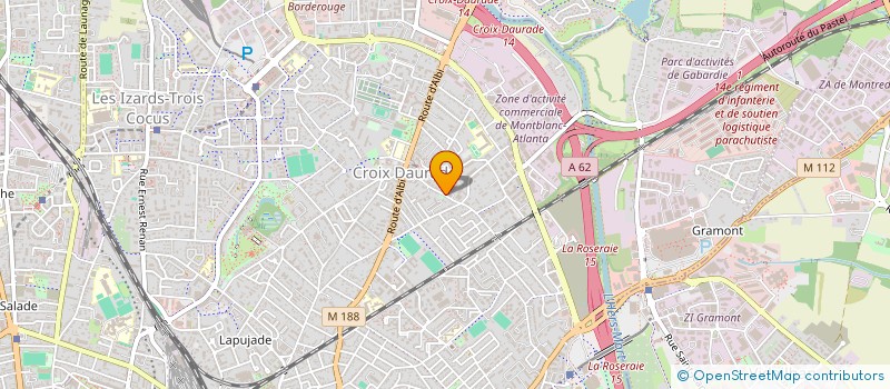 localisation de l'entreprise MADAME DUNIA RIVERA CABRERA à TOULOUSE