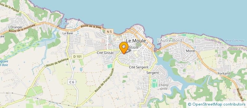 localisation de l'entreprise MADAME DUNIE VENDOME  LE MOULE