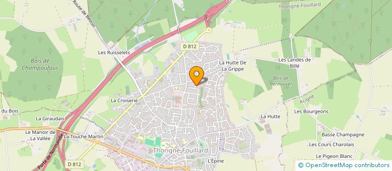 localisation de l'entreprise MADAME DUNVEL JOSSET  TREFFENDEL