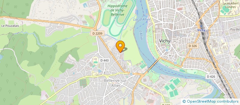 localisation de l'entreprise MADAME DUNYA IBRAHIM  BELLERIVE-SUR-ALLIER