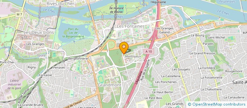 localisation de l'entreprise MADAME DUPONT COMPAGNON  TOURS