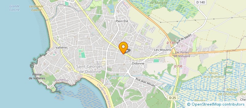 localisation de l'entreprise MADAME DURAND CABON  SAINT-GEORGES-DE-DIDONNE