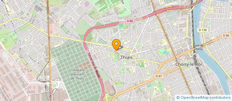 localisation de l'entreprise MADAME DURAND RETAILLEAU  THIAIS