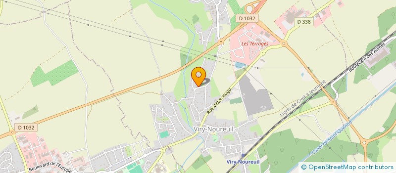localisation de l'entreprise MADAME DURAND SABINE  VIRY-NOUREUIL