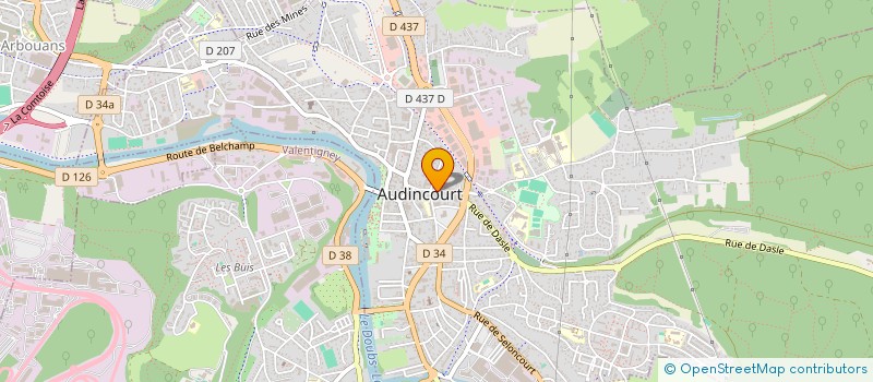 localisation de l'entreprise MADAME DURCAN KOCABAS à AUDINCOURT