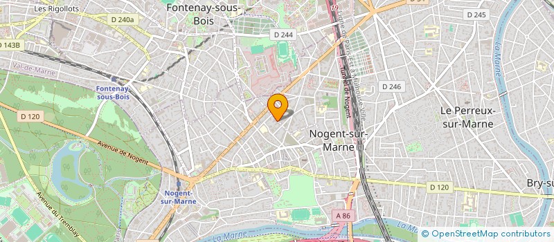 localisation de l'entreprise MADAME DURLEY ANDREA LOPEZ RINCON  NOGENT-SUR-MARNE