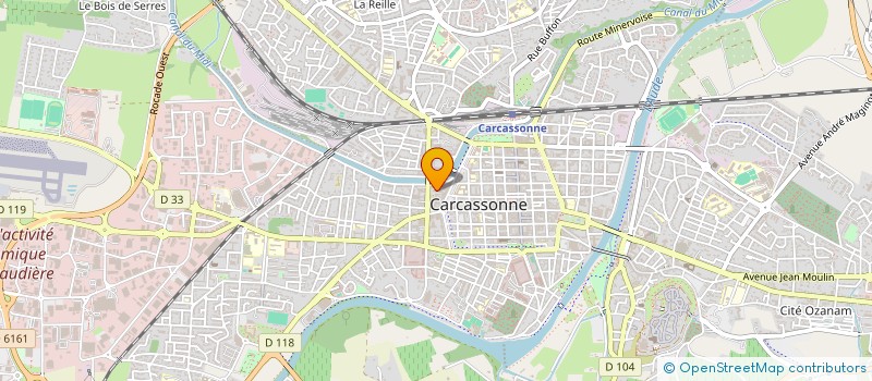 localisation de l'entreprise MADAME DUSANKA MARINKOVIC à CARCASSONNE