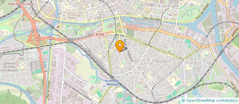 localisation de l'entreprise MADAME DUSICA OBRADOVIC à STRASBOURG