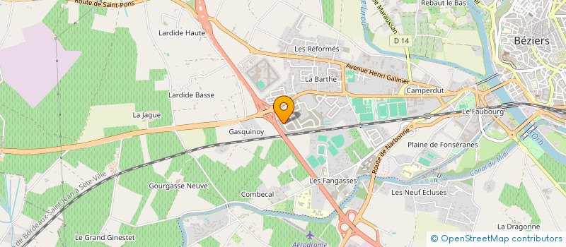 localisation de l'entreprise MADAME DUYGU NEZIROVA à BEZIERS