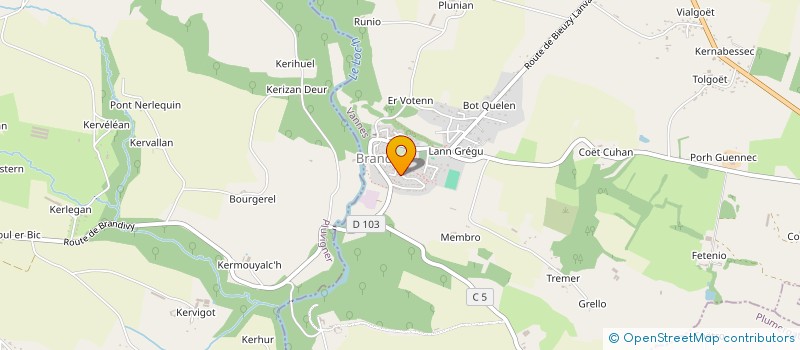 localisation de l'entreprise MADAME DY AUTH à BRANDIVY