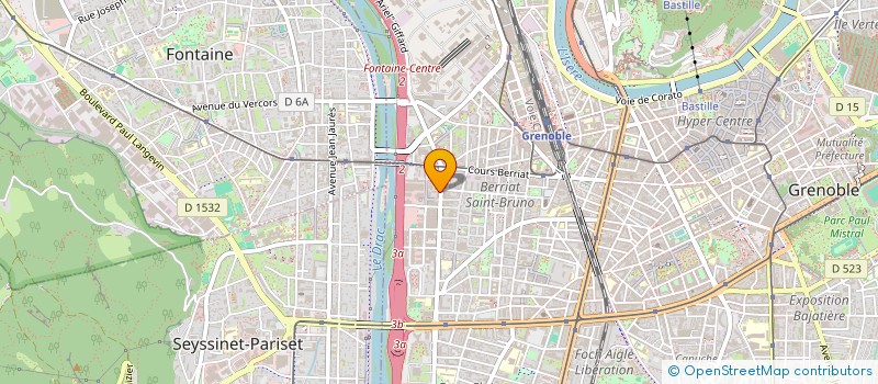 localisation de l'entreprise MADAME DYANA SACK à GRENOBLE