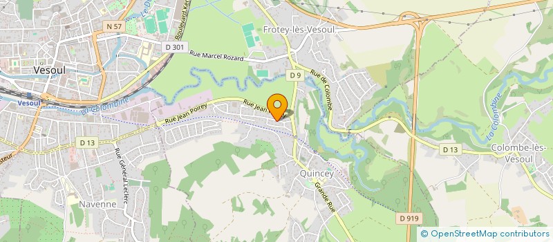 localisation de l'entreprise MADAME DYHIA BEKDACHE  QUINCEY