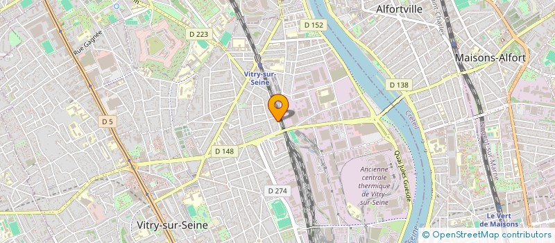 localisation de l'entreprise MADAME DYHIA DJEBBAR à VITRY-SUR-SEINE