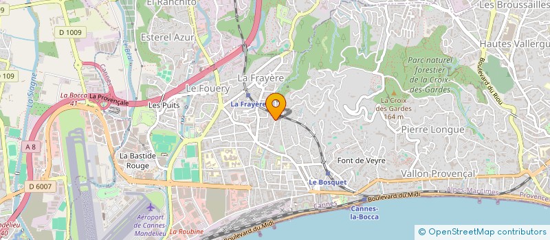localisation de l'entreprise MADAME DYNA SHAFIK à CANNES