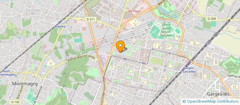 localisation de l'entreprise MADAME DYNA ST FORT  SARCELLES