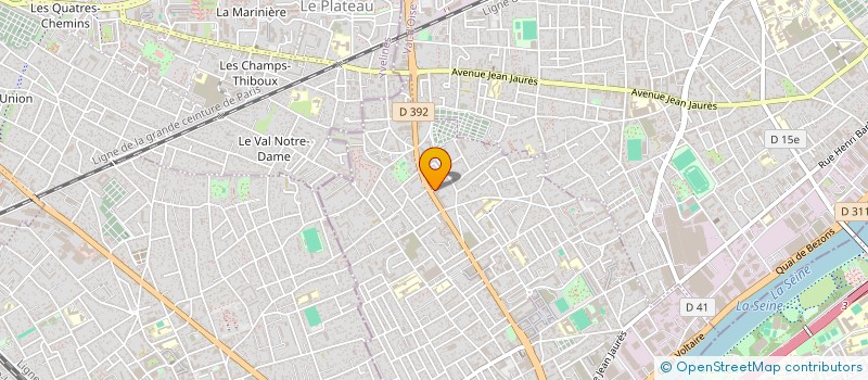 localisation de l'entreprise MADAME DYNAH CHETTI  BEZONS