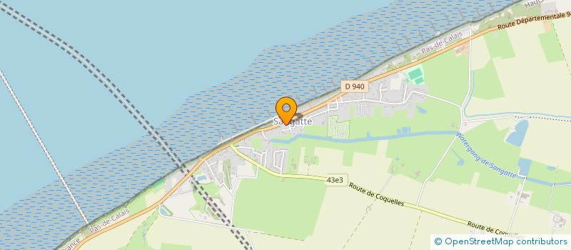 localisation de l'entreprise MADAME DYSIE LENNE  SANGATTE