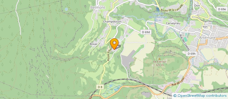 localisation de l'entreprise MADAME DZEMILA DIJOUX à VALROMEY-SUR-SERAN