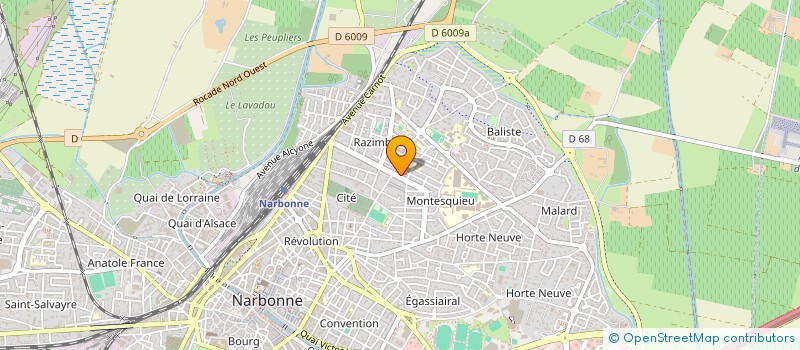 localisation de l'entreprise MADAME DZHEVAT DZHEVDZHET RUVEYDA  NARBONNE