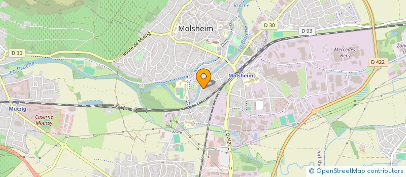 localisation de l'entreprise MADAME DZHULIIA AVANESYAN  MOLSHEIM