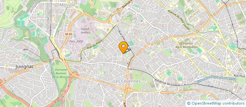 localisation de l'entreprise MADAME DZIGBODI GBORKA à MONTPELLIER