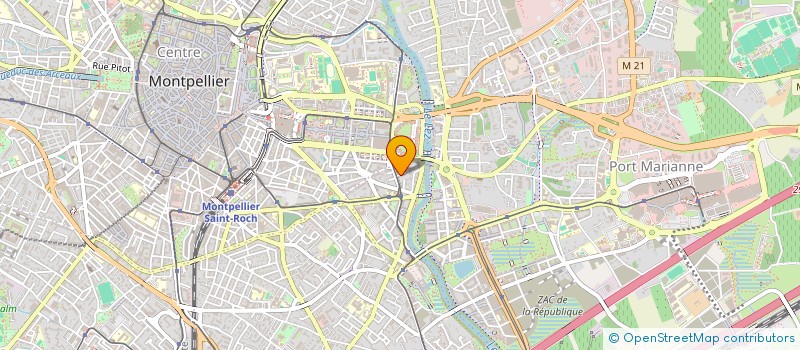 localisation de l'entreprise MADAME DZINA KANANIUK à MONTPELLIER