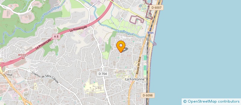 localisation de l'entreprise MADAME E BERR-MOGNARD à ANTIBES