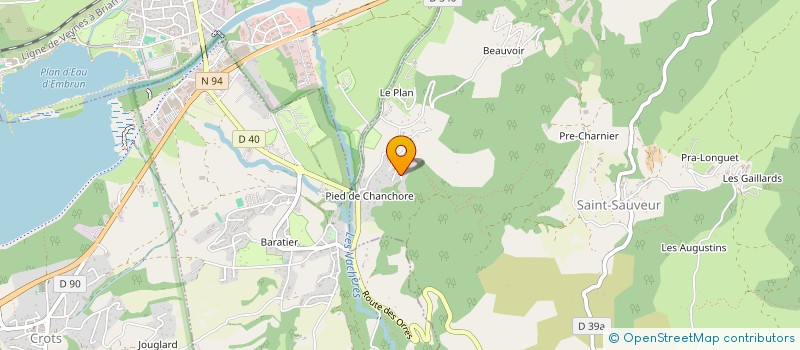localisation de l'entreprise MADAME E DEMINRDJIAN à EMBRUN