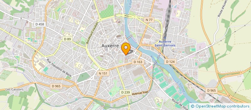 localisation de l'entreprise MADAME E FOUCHER à AUXERRE