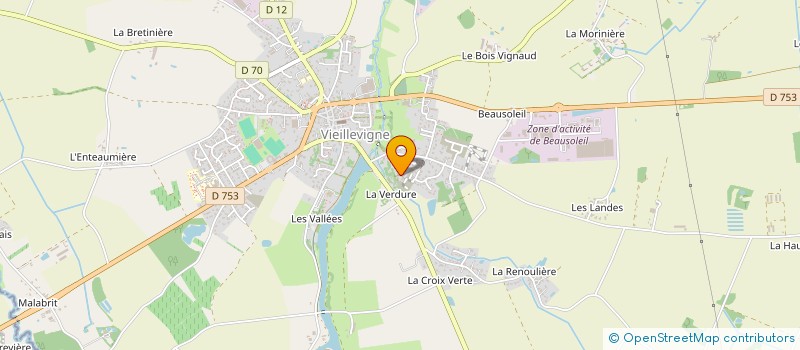 localisation de l'entreprise MADAME E GALIANA  VIEILLEVIGNE