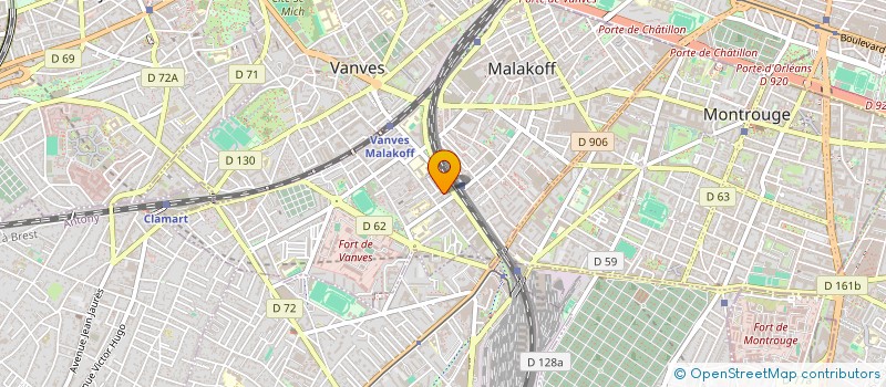 localisation de l'entreprise MADAME E JEANSON à MALAKOFF