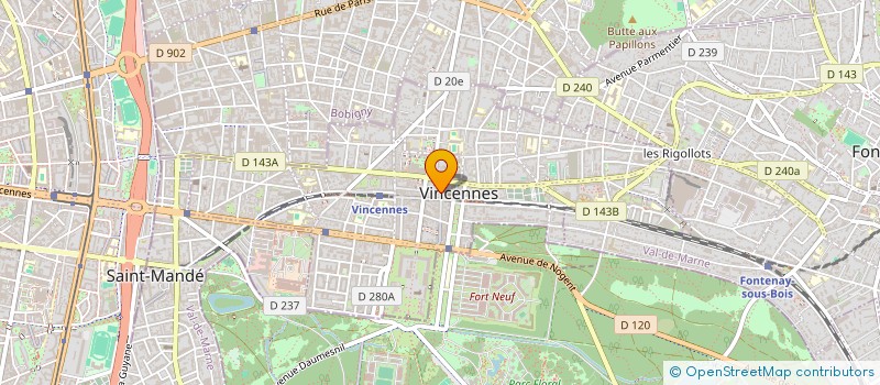 localisation de l'entreprise MADAME E JEDNOROWSKA à VINCENNES