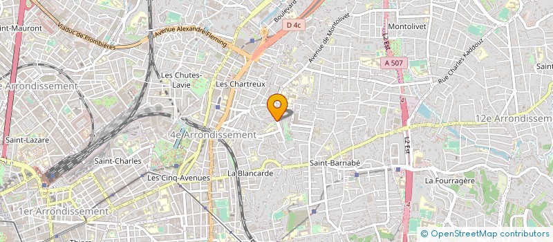 localisation de l'entreprise MADAME E TOUIZER à MARSEILLE
