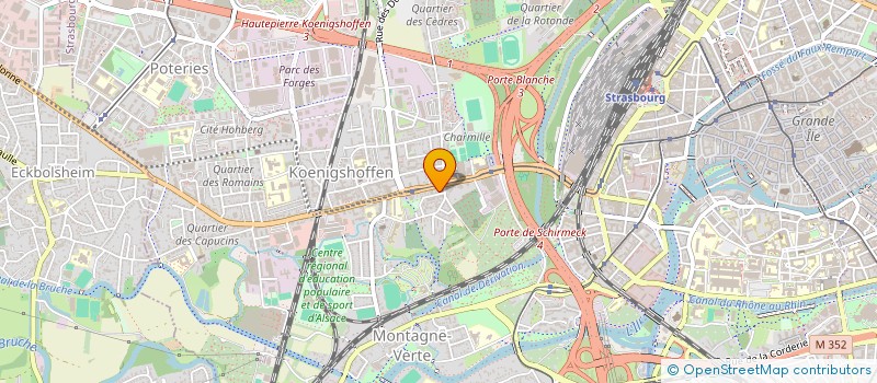 localisation de l'entreprise MADAME E WEHRUNG à STRASBOURG
