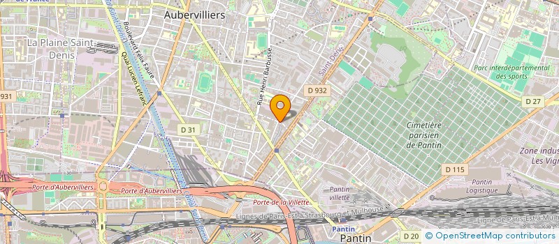 localisation de l'entreprise MADAME EBBA PALMSTIERNA à AUBERVILLIERS