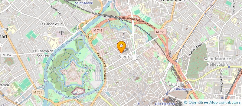 localisation de l'entreprise MADAME EBELLE LAETITIA  LILLE