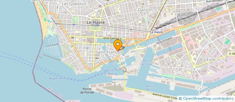 localisation de l'entreprise MADAME EBENE MOREL-ALI  LE HAVRE